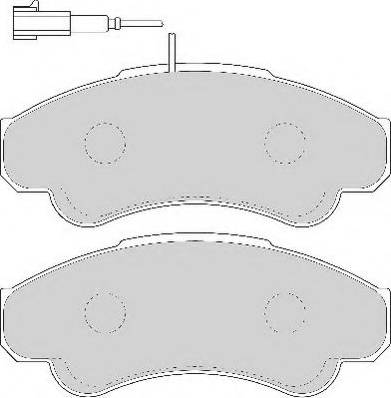 ABEX AVR109 - Brake Pad Set, disc brake car-mod.net
