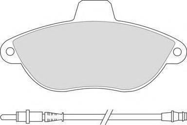 ABEX AVR101 - Brake Pad Set, disc brake car-mod.net