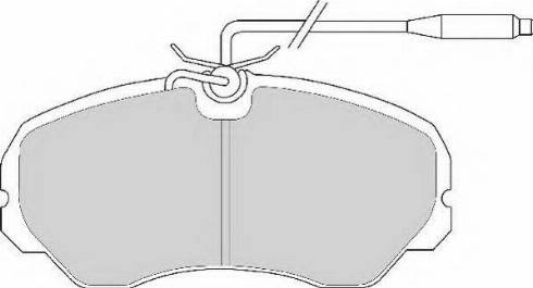 ABEX AVR135 - Brake Pad Set, disc brake car-mod.net