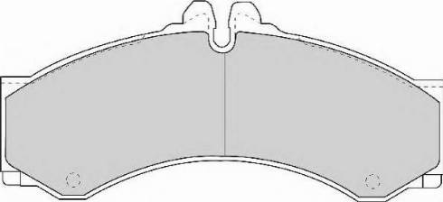 ABEX AVR132 - Brake Pad Set, disc brake car-mod.net