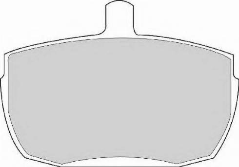 ABEX AVR121 - Brake Pad Set, disc brake car-mod.net