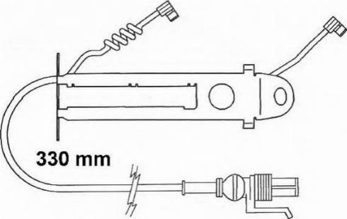 ABEX FAI152 - Warning Contact, brake pad wear car-mod.net