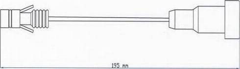 ABEX FAI203 - Warning Contact, brake pad wear car-mod.net