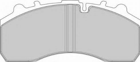 ABEX G6959HD - Brake Pad Set, disc brake car-mod.net