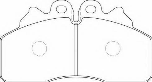 ABEX G6969 - Brake Pad Set, disc brake car-mod.net