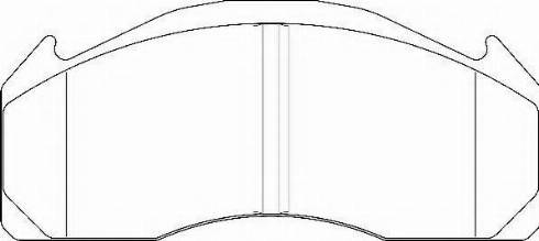 ABEX G6919 - Brake Pad Set, disc brake car-mod.net