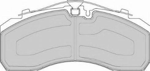 ABEX G6978PTS - Brake Pad Set, disc brake car-mod.net