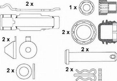 ABEX G6981PTS - Brake Pad Set, disc brake car-mod.net