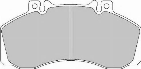 ABEX G6198 - Brake Pad Set, disc brake car-mod.net