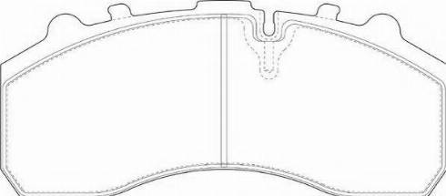 ABEX G6843DFE - Brake Pad Set, disc brake car-mod.net