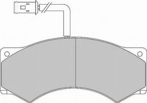 ABEX G6802 - Brake Pad Set, disc brake car-mod.net