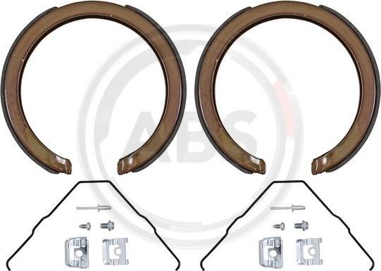 A.B.S. 9025 - Brake Shoe Set, parking brake car-mod.net