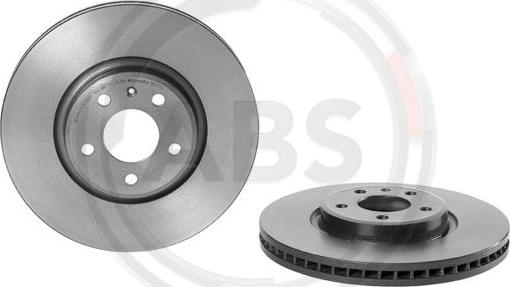 A.B.S. 09.B972.11 - Brake Disc car-mod.net