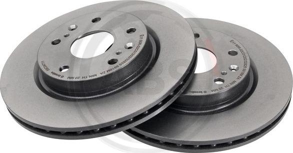 A.B.S. 09.C047.11 - Brake Disc car-mod.net