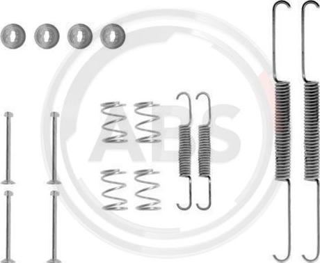 A.B.S. 0507Q - Accessory Kit, brake shoes car-mod.net