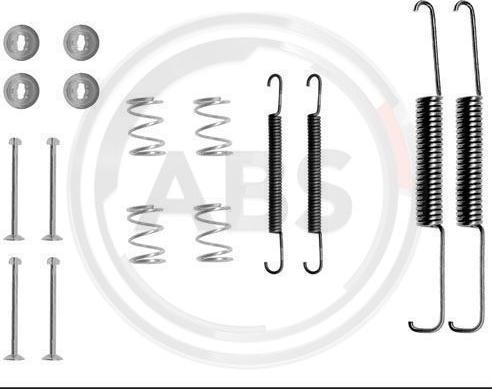 A.B.S. 0510Q - Accessory Kit, brake shoes car-mod.net