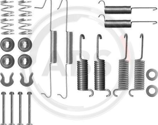 A.B.S. 0571Q - Accessory Kit, brake shoes car-mod.net