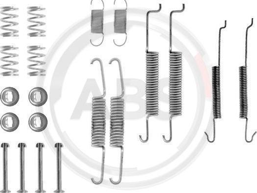 A.B.S. 0680Q - Accessory Kit, brake shoes car-mod.net