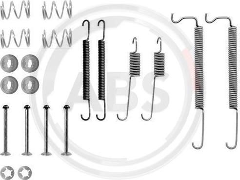 A.B.S. 0629Q - Accessory Kit, brake shoes car-mod.net