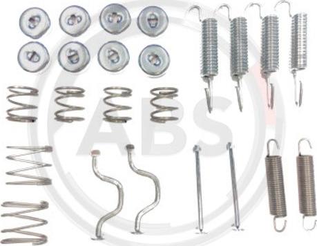 A.B.S. 0816Q - Accessory Kit, parking brake shoes car-mod.net