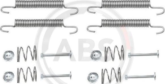 A.B.S. 0791Q - Accessory Kit, parking brake shoes car-mod.net