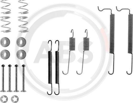 A.B.S. 0744Q - Accessory Kit, brake shoes car-mod.net