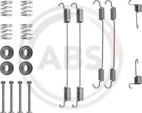 A.B.S. 0750Q - Accessory Kit, brake shoes car-mod.net
