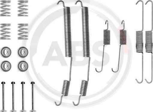 A.B.S. 0753Q - Accessory Kit, brake shoes car-mod.net