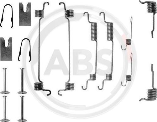 A.B.S. 0764Q - Accessory Kit, brake shoes car-mod.net