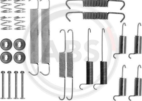 A.B.S. 0712Q - Accessory Kit, brake shoes car-mod.net