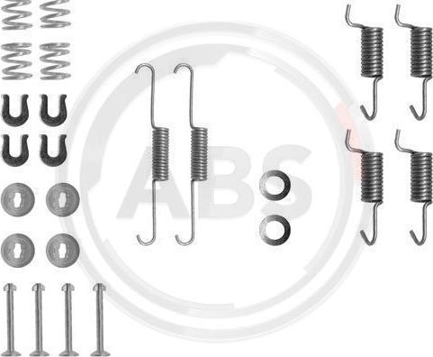 A.B.S. 0788Q - Accessory Kit, parking brake shoes car-mod.net