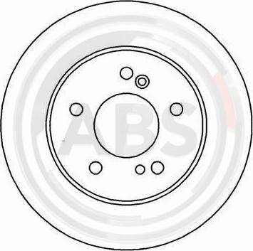 A.B.S. 16450 - Brake Disc car-mod.net