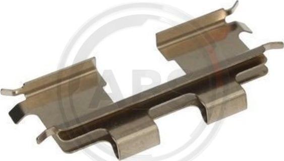 A.B.S. 1667Q - Accessory Kit for disc brake Pads car-mod.net