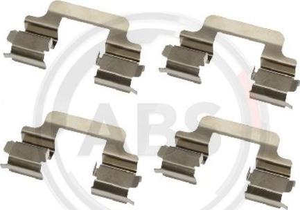 A.B.S. 1610Q - Accessory Kit for disc brake Pads car-mod.net