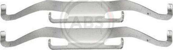 A.B.S. 1681Q - Accessory Kit for disc brake Pads car-mod.net
