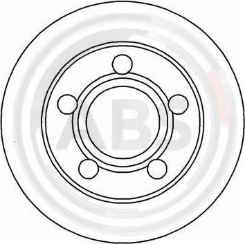 A.B.S. 16249 - Brake Disc car-mod.net