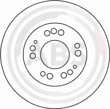 A.B.S. 16208 - Brake Disc car-mod.net