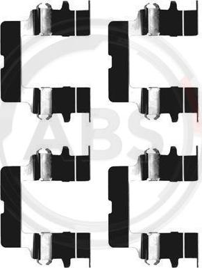 A.B.S. 1161Q - Accessory Kit for disc brake Pads car-mod.net