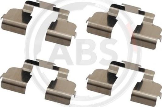 A.B.S. 1835Q - Accessory Kit for disc brake Pads car-mod.net
