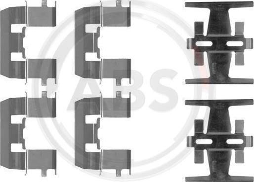 A.B.S. 1208Q - Accessory Kit for disc brake Pads car-mod.net