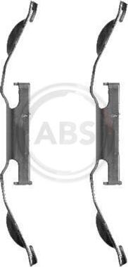 A.B.S. 1221Q - Accessory Kit for disc brake Pads car-mod.net