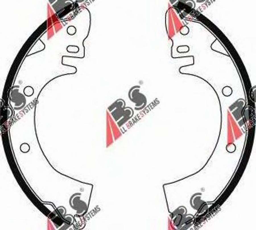 A.B.S. 8561 - Drum Brake Shoe Set car-mod.net