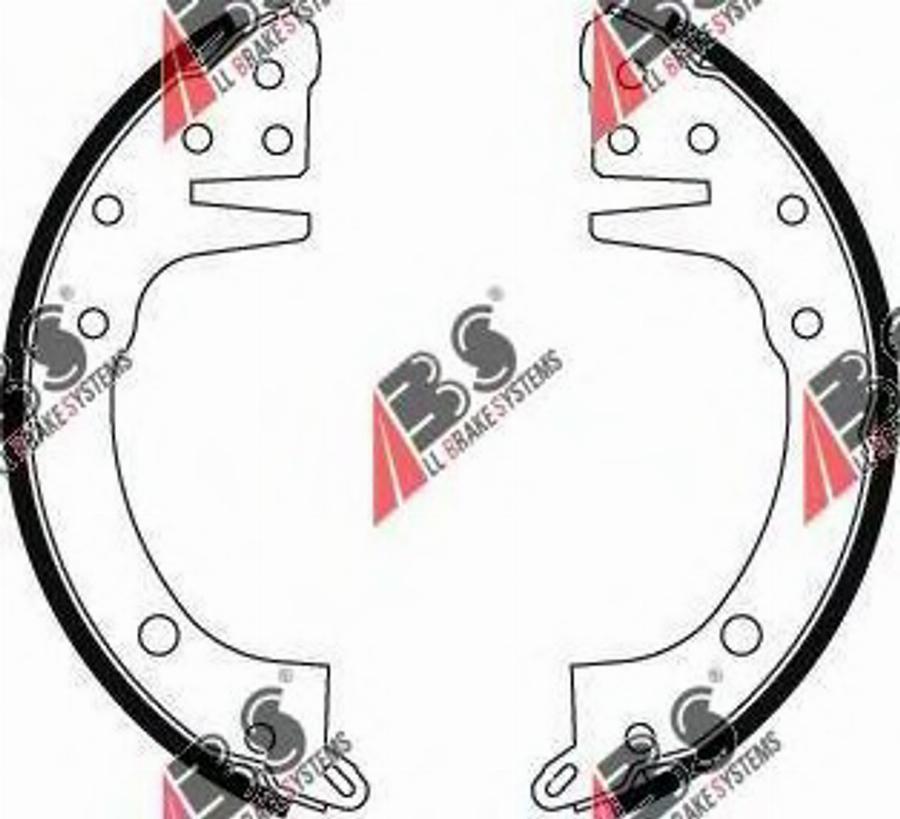 A.B.S. 8531 - Drum Brake Shoe Set car-mod.net