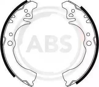 A.B.S. 8842 - Drum Brake Shoe Set car-mod.net