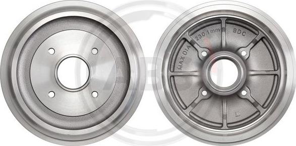 A.B.S. 3439-S - Brake Drum car-mod.net