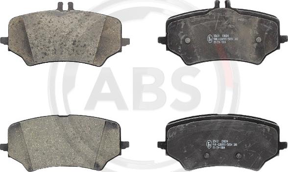 A.B.S. 35431 - Brake Pad Set, disc brake car-mod.net
