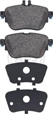 A.B.S. 35153 - Brake Pad Set, disc brake car-mod.net