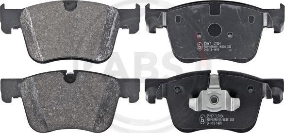 A.B.S. 35167 - Brake Pad Set, disc brake car-mod.net