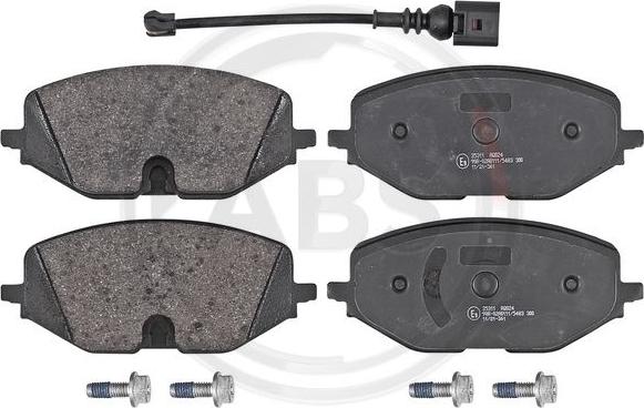A.B.S. 35311 - Brake Pad Set, disc brake car-mod.net