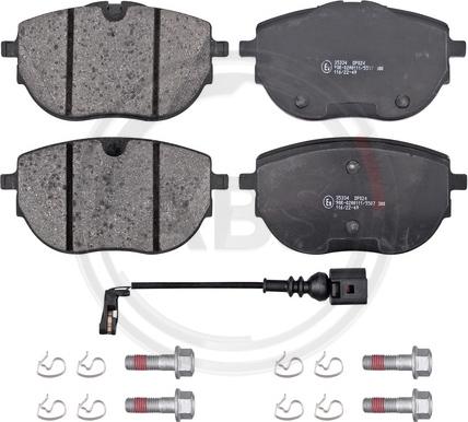 A.B.S. 35334 - Brake Pad Set, disc brake car-mod.net